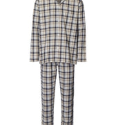 Cozy Comfort Cotton Flannel Button Front Pajama Set | Cardamom Check 75724-3042